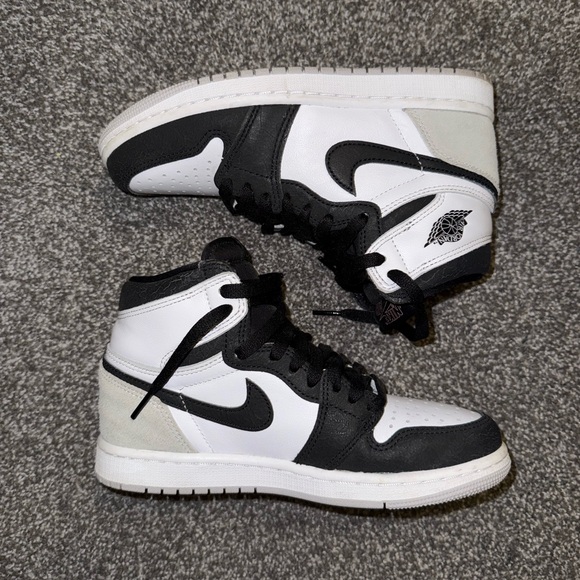 Black and White High-Top Sneakers - Air Jordan - Picture 1 of 5
